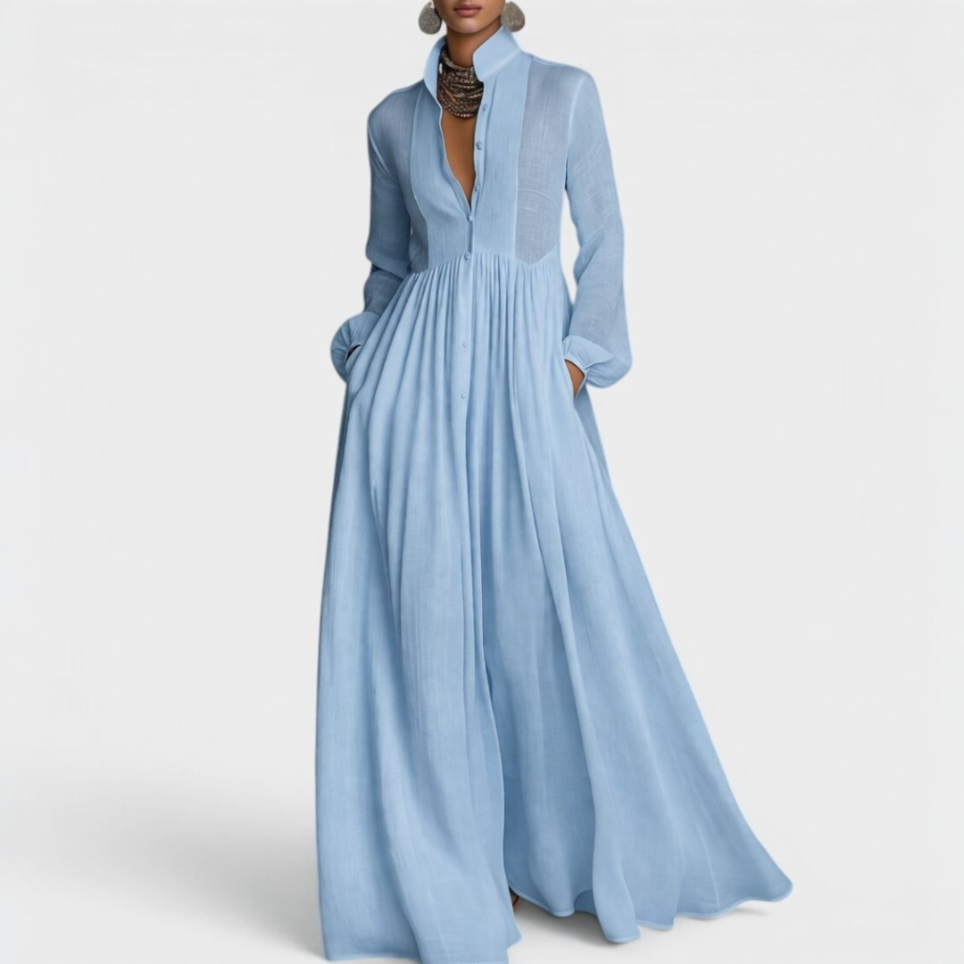 Inès™ | Vestido largo fluido