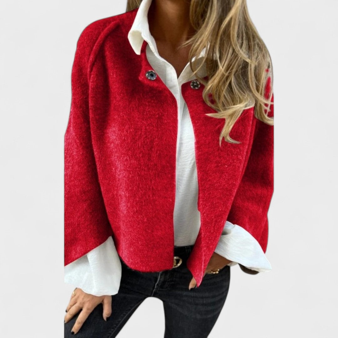 Lucija - Chaqueta corta con mangas elegantes y fluidas