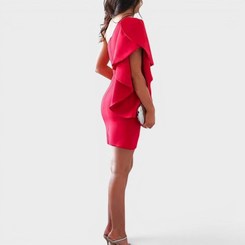 Madeleine | Vestido de cóctel con hombros descubiertos