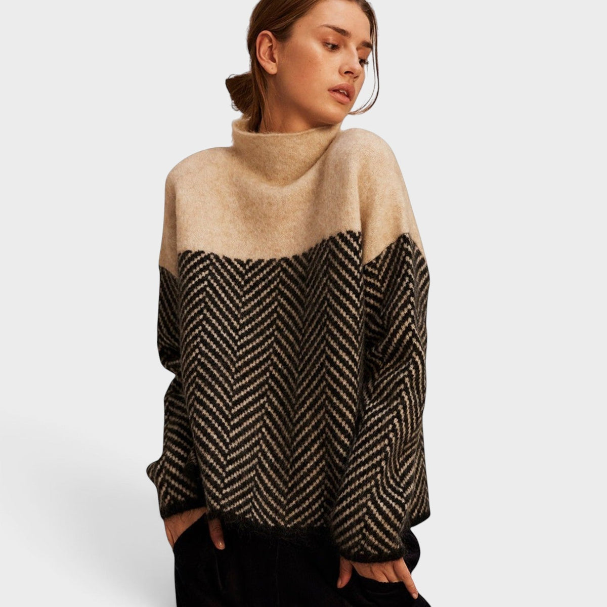 Alicia™ | Suéter de Cuello Alto