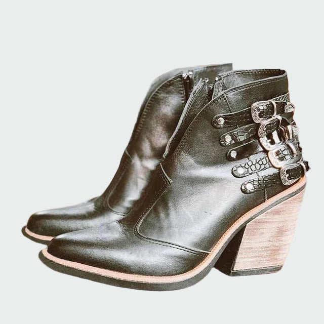 Zapatos de cuero retro