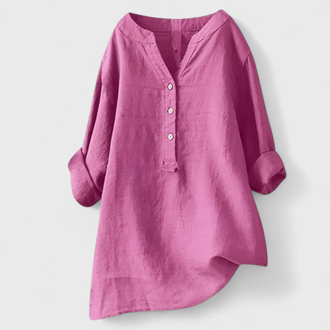 Freja - Camisa Confortable con Botones