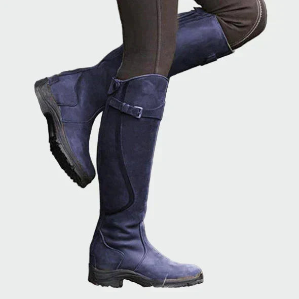 Maribela - Botas de equitación de cuero para mujeres