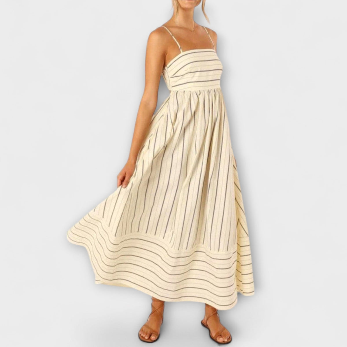 Svea - Vestido maxi en Bare Bloom